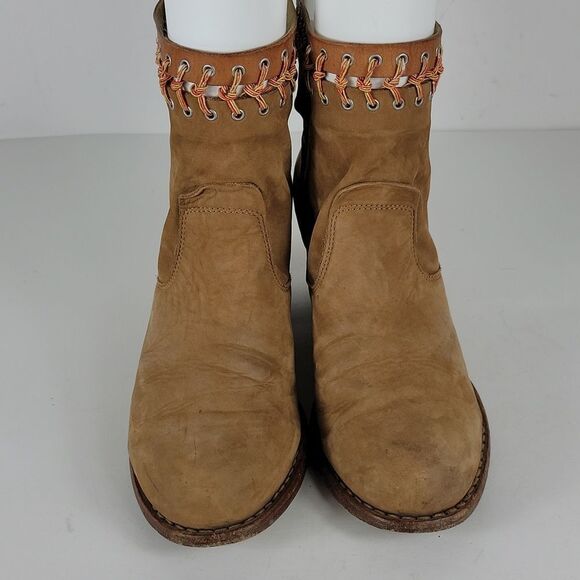 Rag & Bone Tan Leather Women's Booties - Picture 8 of 16